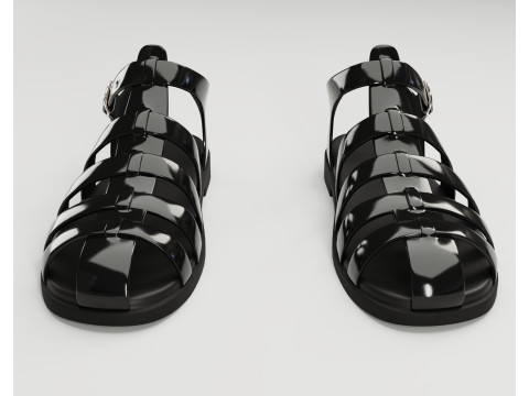 Ezerosy gladiators strappy sandals Modelo 3D