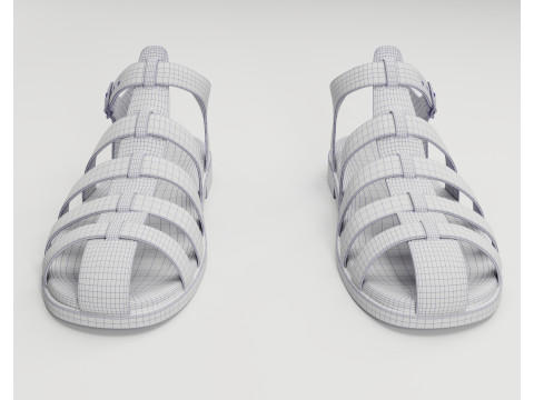 Ezerosy gladiators strappy sandals Modelo 3D