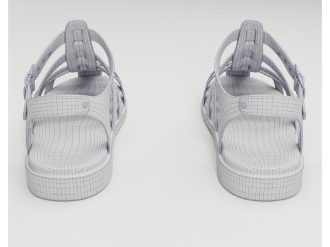 Ezerosy gladiators strappy sandals Modelo 3D
