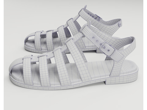 Ezerosy gladiators strappy sandals Modelo 3D