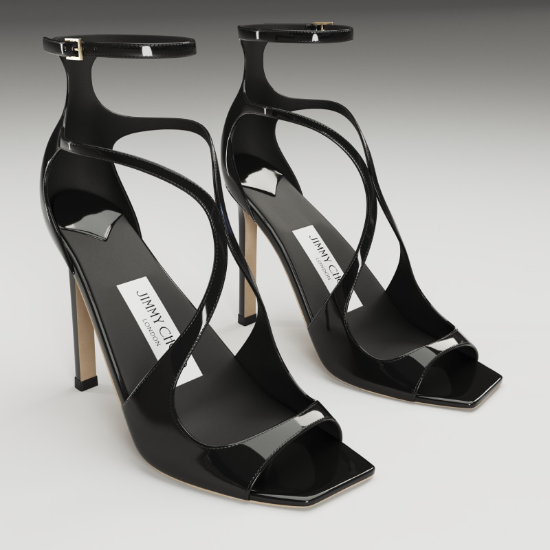 Jimmy Choo heels Model 3D .c4d .max .obj .3ds .fbx .stl .blend 