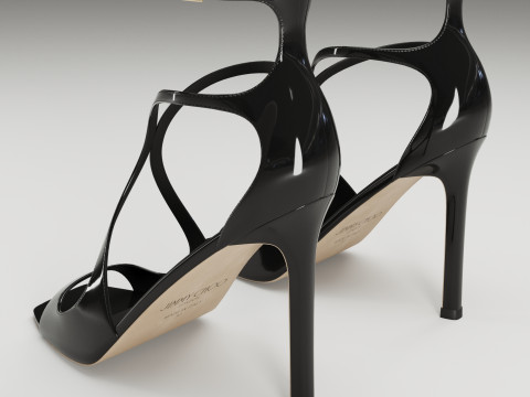 Jimmy Choo heels Model 3D