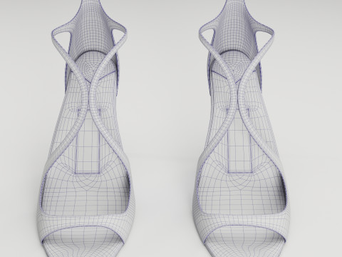 Jimmy Choo heels Model 3D