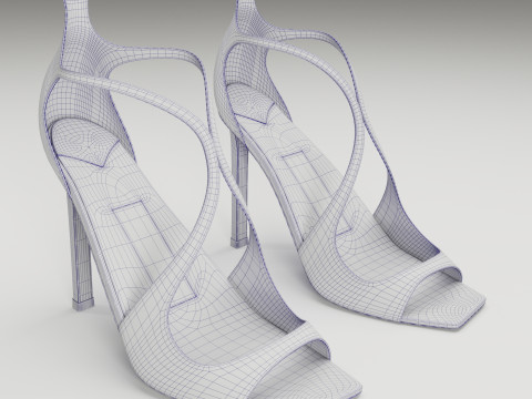 Jimmy Choo heels Model 3D