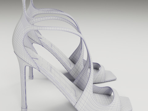 Jimmy Choo heels Model 3D