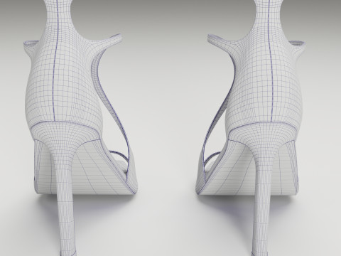 Jimmy Choo heels Model 3D