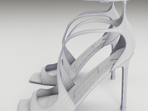 Jimmy Choo heels Model 3D
