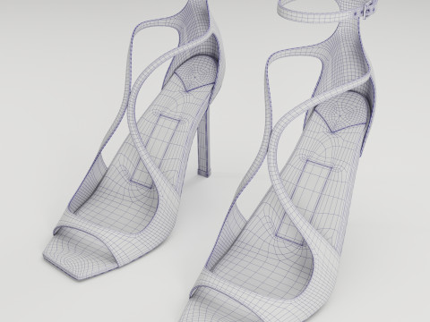 Jimmy Choo heels Model 3D