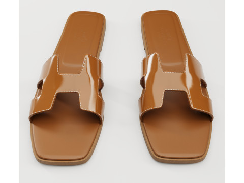 Hermes Sandals Collection 3D मॉडल