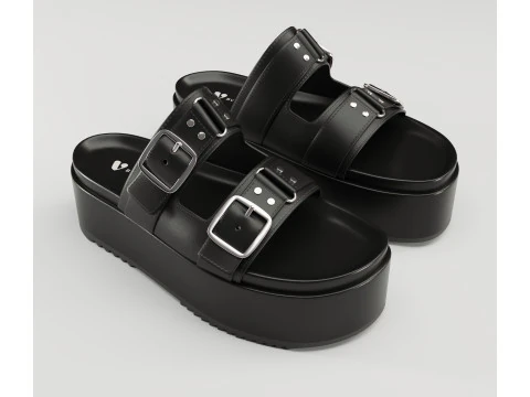 Sandals V by Very Wide Fit Collection 3D Model