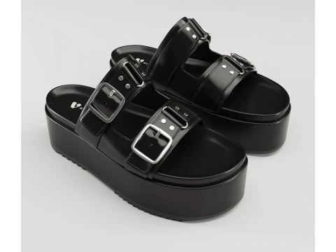Sandals V by Very Wide Fit Collection 3D Model