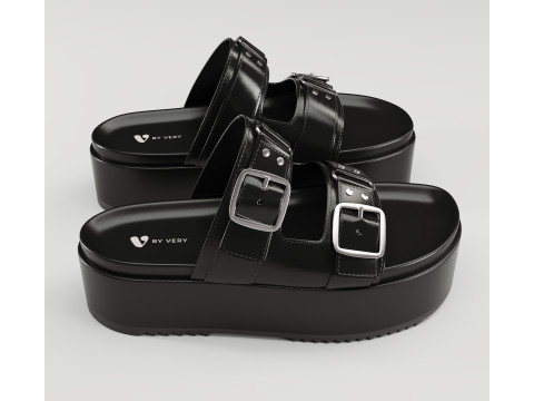 Sandals V by Very Wide Fit Collection 3Dモデル