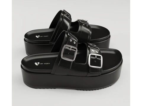 Sandals V by Very Wide Fit Collection 3D Model