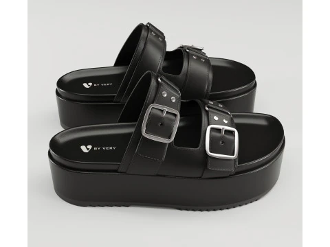 Sandals V by Very Wide Fit Collection 3D Model