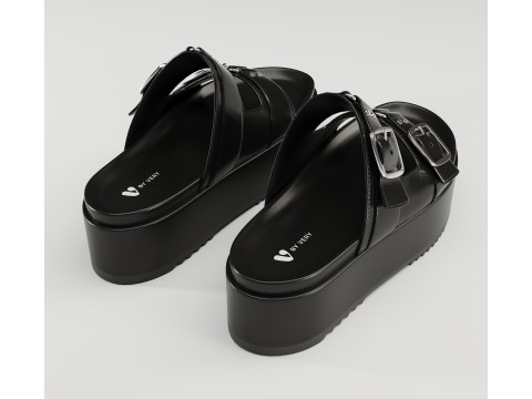 Sandals V by Very Wide Fit Collection 3Dモデル