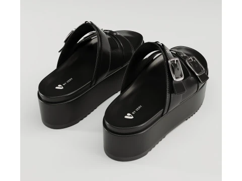 Sandals V by Very Wide Fit Collection 3D Model