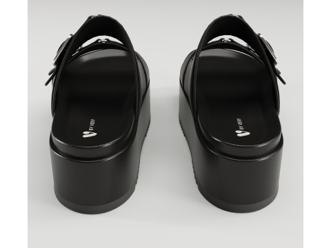 Sandals V by Very Wide Fit Collection 3Dモデル