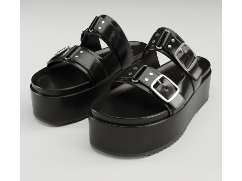 Sandals V by Very Wide Fit Collection 3Dモデル