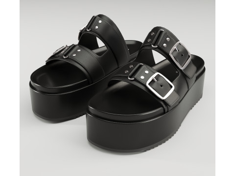 Sandals V by Very Wide Fit Collection 3Dモデル