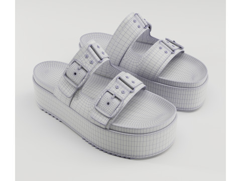 Sandals V by Very Wide Fit Collection 3Dモデル