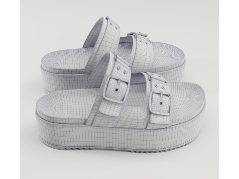 Sandals V by Very Wide Fit Collection 3Dモデル