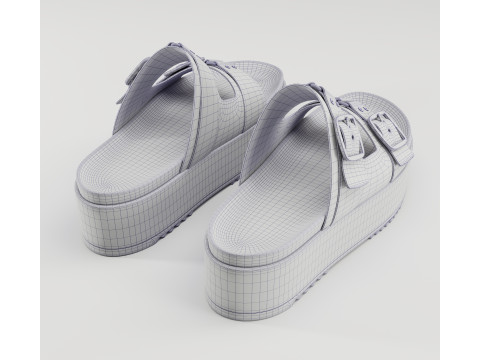 Sandals V by Very Wide Fit Collection 3Dモデル