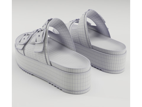 Sandals V by Very Wide Fit Collection 3Dモデル