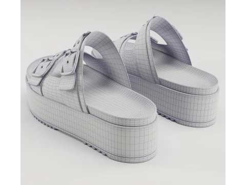 Sandals V by Very Wide Fit Collection 3D Model