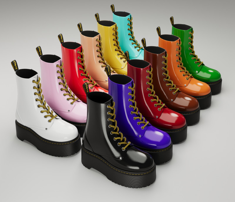 Dm's jadon platform boots on sale