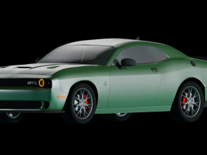 Dodge uitdager srt hellcat 3D Model