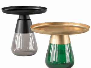 Wsp&oacute;łczesny model szklanego stołu Model 3D