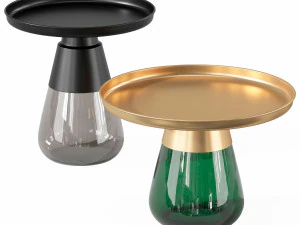 Contemporary Glass Table Type Model 3D Model