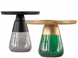 Contemporary Glass Table Type Model 3D Model