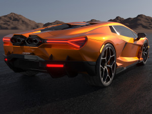 Lamborghin Revuelto 2023 3D-Modell