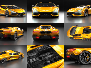 Lamborghin Revuelto 2023 3D-Modell