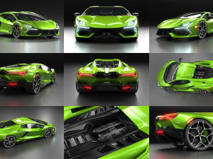 Lamborghin Revuelto 2023 3D-Modell
