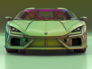 Lamborghin Revuelto 2023 3D-Modell