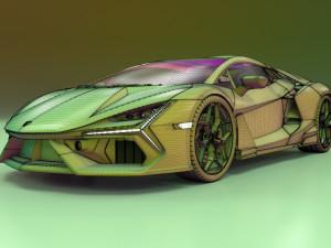 Lamborghin Revuelto 2023 3D-Modell