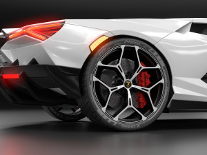 Lamborghin Revuelto 2023 3D-Modell