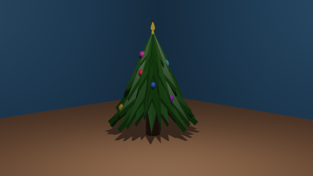 New Years tree 3D Модель .c4d .max .obj .3ds .fbx .stl .blend 