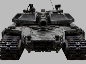 Concept art tank 3D Model