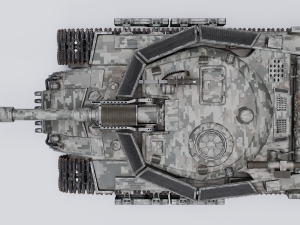 Concept art tank 3D Model