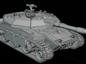 Concept art tank 3D Model