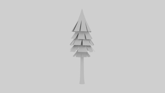 Tall Pine Tree 3D 모델 .c4d .max .obj .3ds .fbx .stl .blend 
