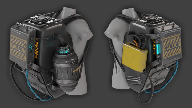 Knapsack 3D मॉडल .c4d .max .obj .3ds .fbx .stl .blend 