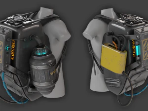 बस्ता 3D मॉडल