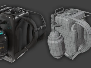 बस्ता 3D मॉडल