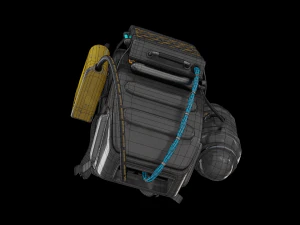 बस्ता 3D मॉडल