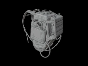 बस्ता 3D मॉडल