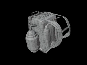 बस्ता 3D मॉडल